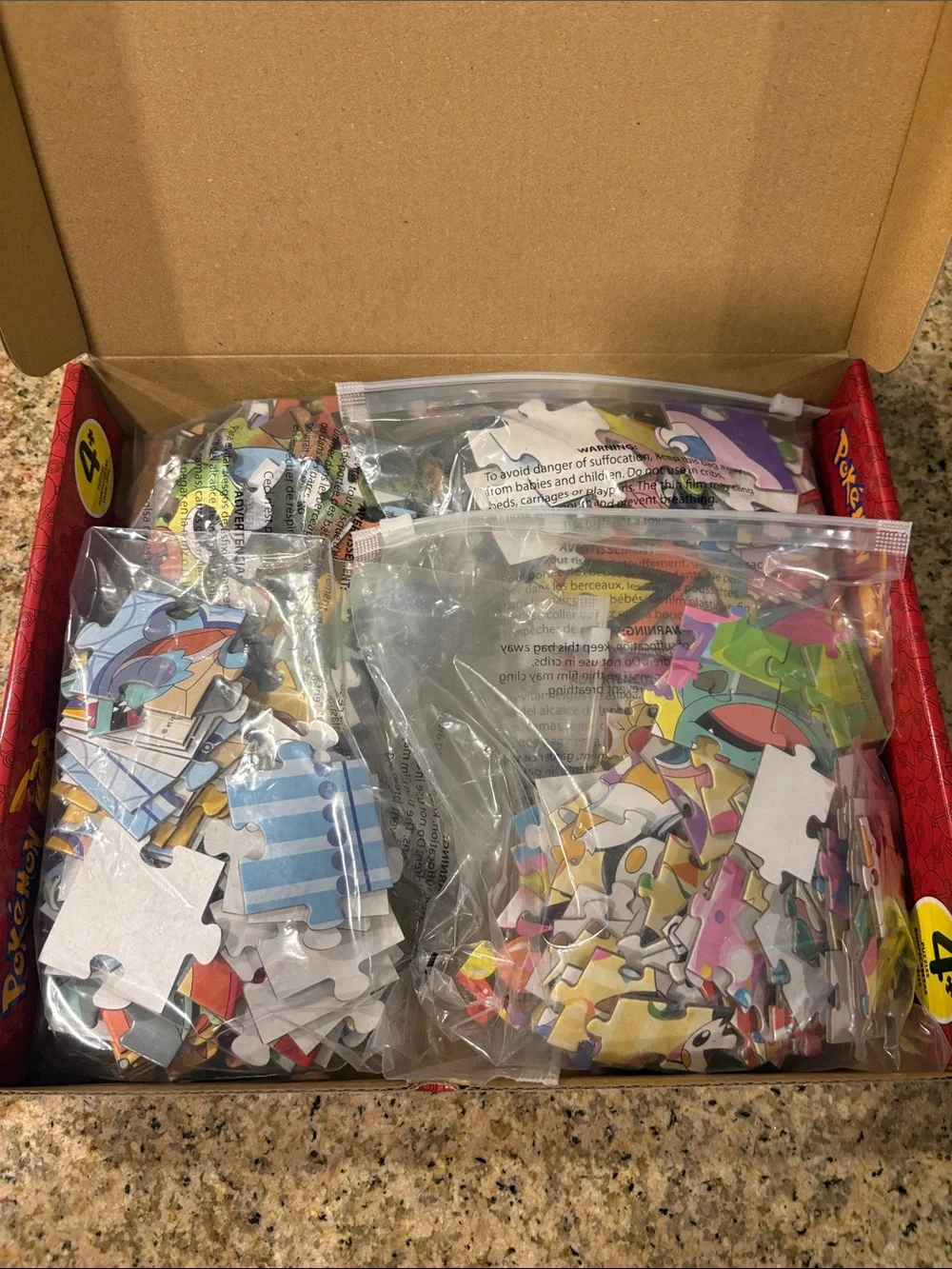 Pokémon Puzzle Bundle - different puzzles and sizes. Ages 3+